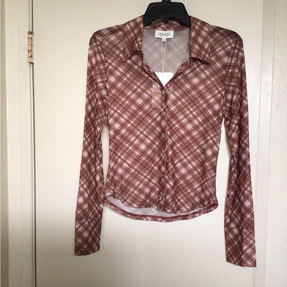 Idem Ditto 80s Mesh Disco Shirt